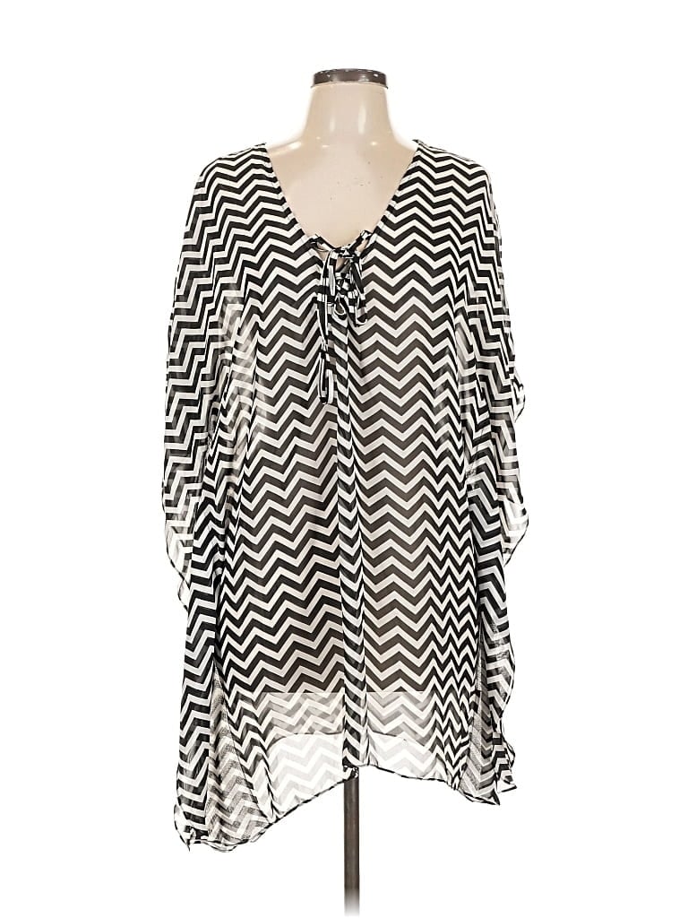 Pre-owned Assorted Brands Kimono In Black