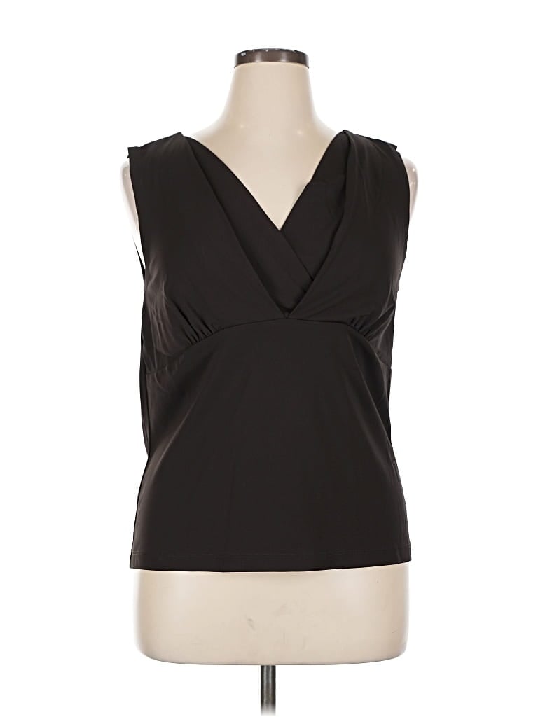 Pre-owned Talbots Sleeveless T-shirt In Black