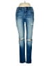 Uniqlo Hearts Blue Jeans Size 24 waist - photo 1