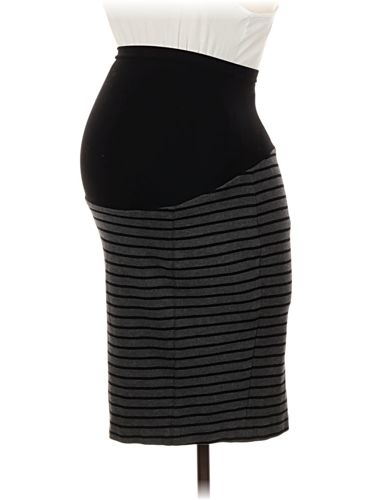 Pre-owned A Pea In The Pod Formal Skirt In Gray