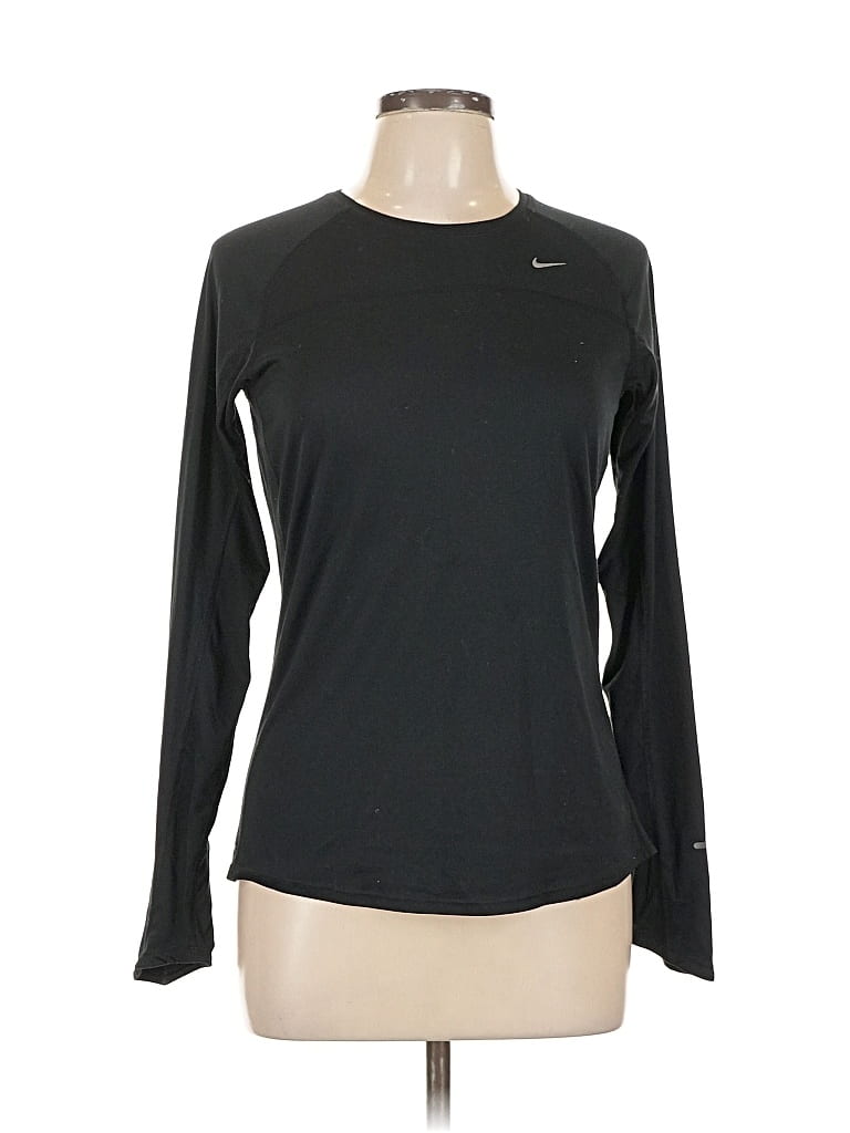 Pre-owned Nike Long Sleeve T-shirt In Black