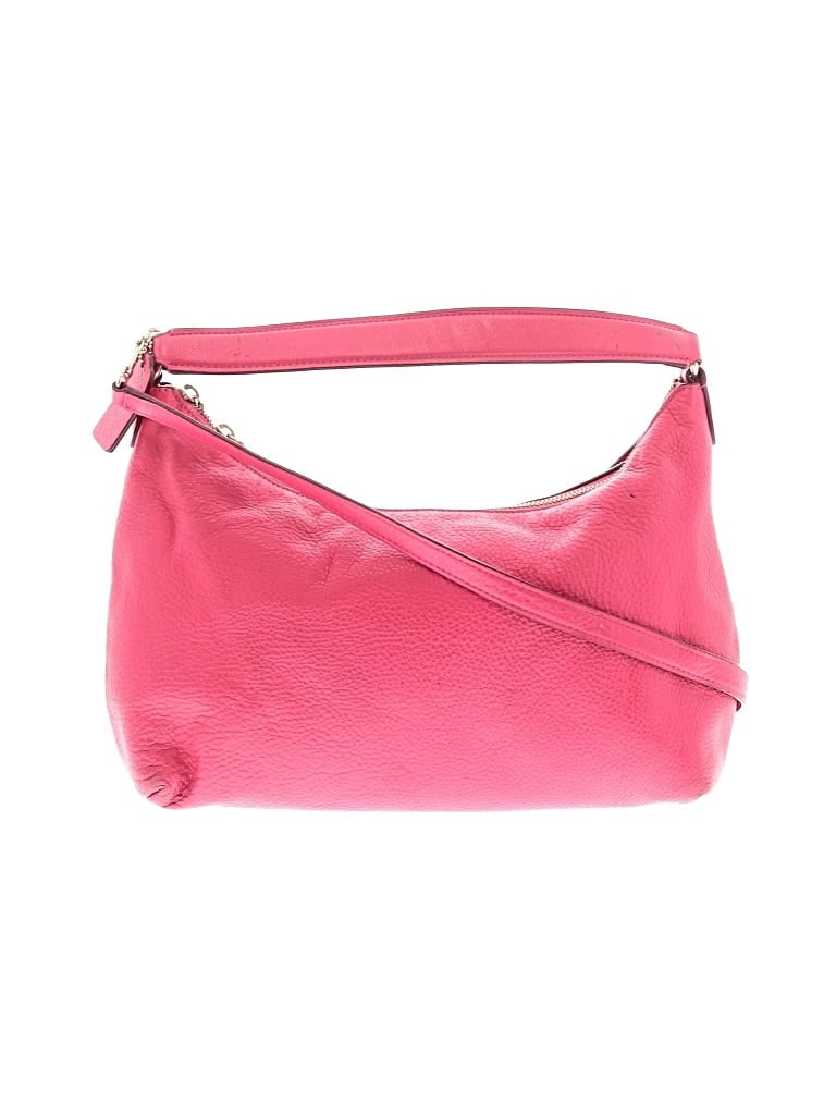 Pre-owned Coach Factory Leather Satchel In Pink