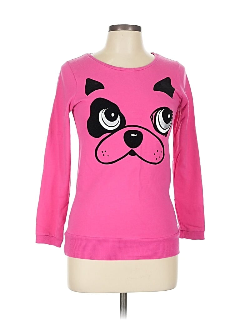 Pre-owned H&m Sweatshirt In Pink