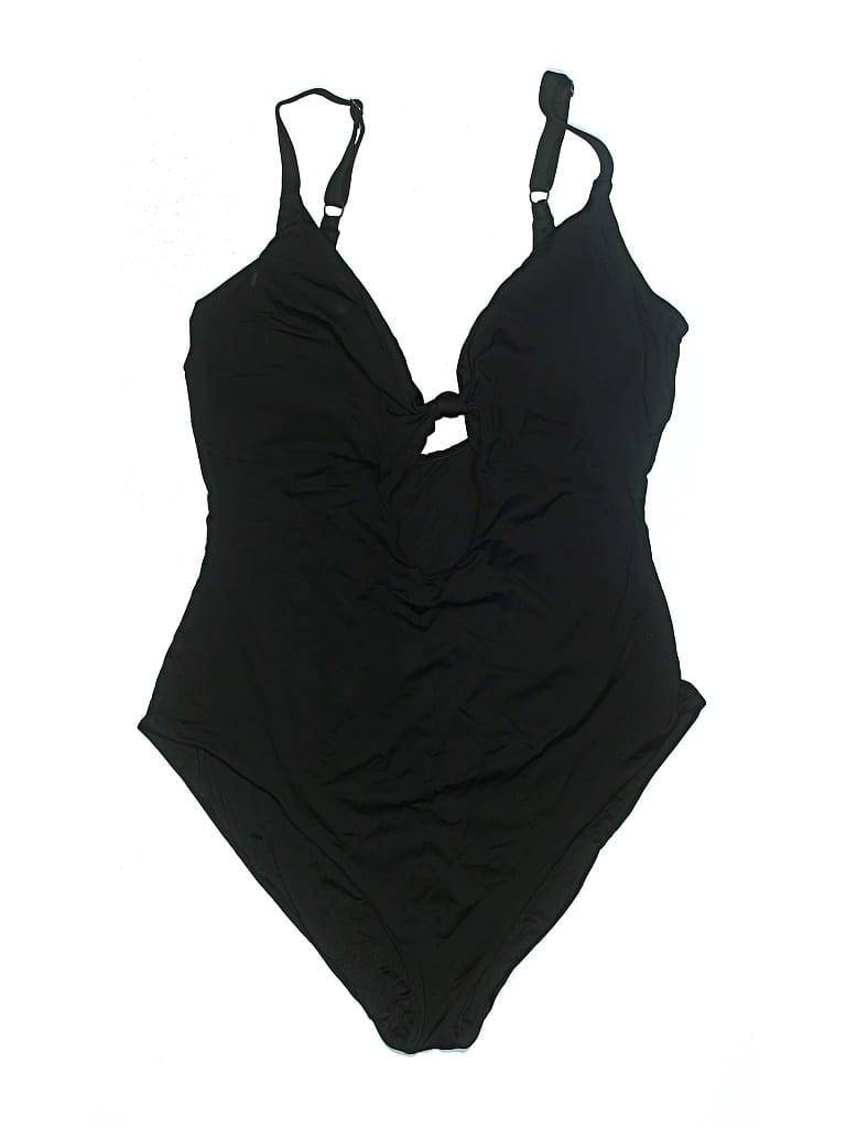 Pre-owned Andie One Piece Swimsuit In Black