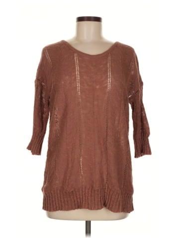 Knitted & Knotted Pullover Sweater (view 1)