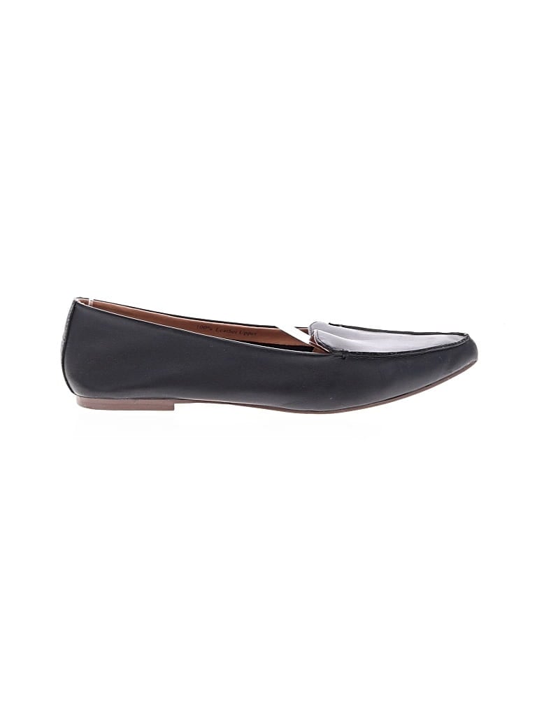 Pre-owned J.crew Factory Store Flats In Black