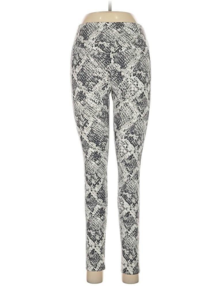 Pre-owned Victoria's Secret Pink Leggings In Gray