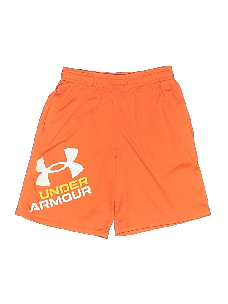 Pre-owned Under Armour Kids' Athletic Shorts In Orange