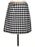 MNG Checkered-gingham Blue Casual Skirt Size 8 - photo 2