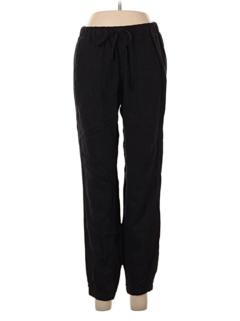 Pre-owned Love Tree Linen Pants In Black