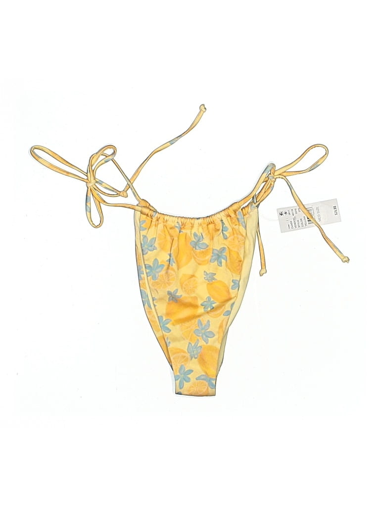 Pre-owned Assorted Brands Swimsuit Bottoms In Yellow