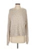 Fate 100% Acrylic Animal Print Tan Pullover Sweater Size S - photo 1