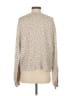 Fate 100% Acrylic Animal Print Tan Pullover Sweater Size S - photo 2