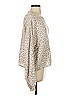 Fate 100% Acrylic Animal Print Tan Pullover Sweater Size S - photo 4