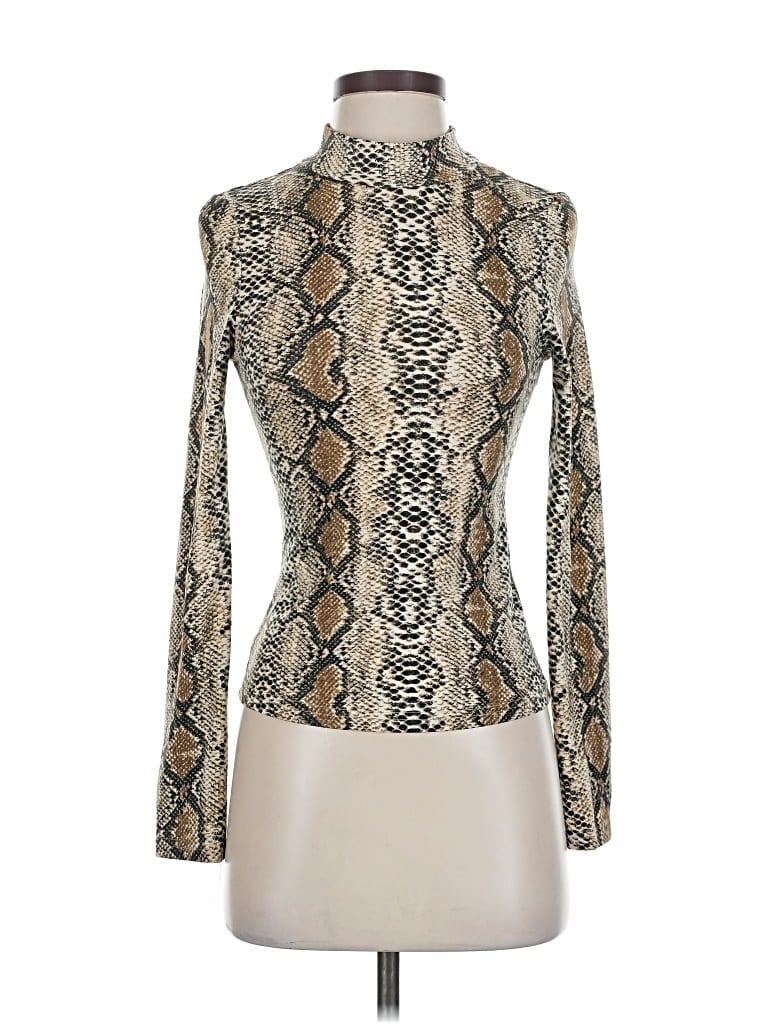 Pre-owned Shein Long Sleeve Turtleneck In White