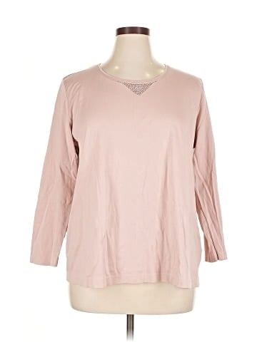 Ulla Popken 3/4 Sleeve T-Shirt (view 1)
