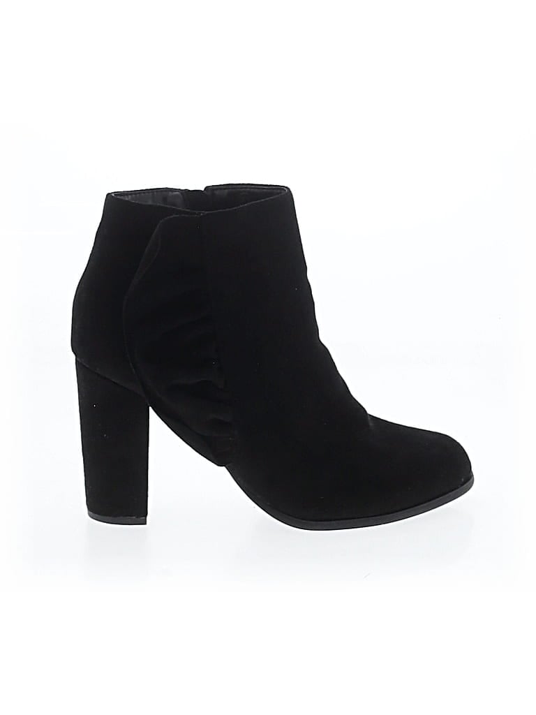 Pre-owned Unbranded Ankle Boots In Black