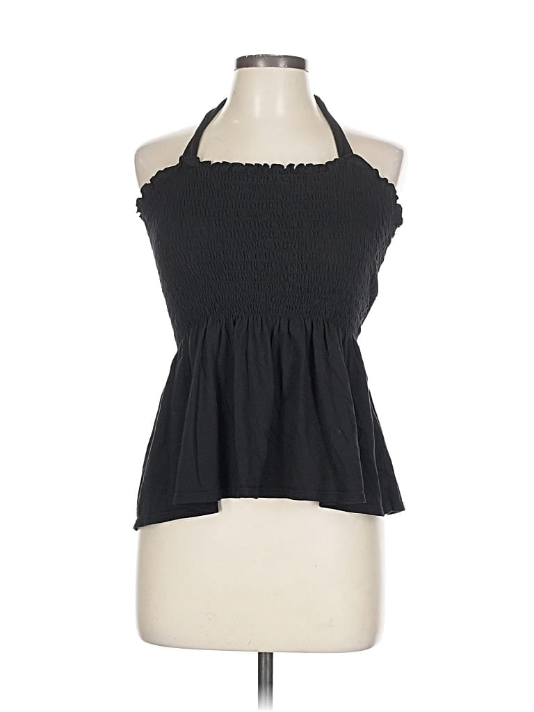 Pre-owned T.la Sleeveless Blouse In Black