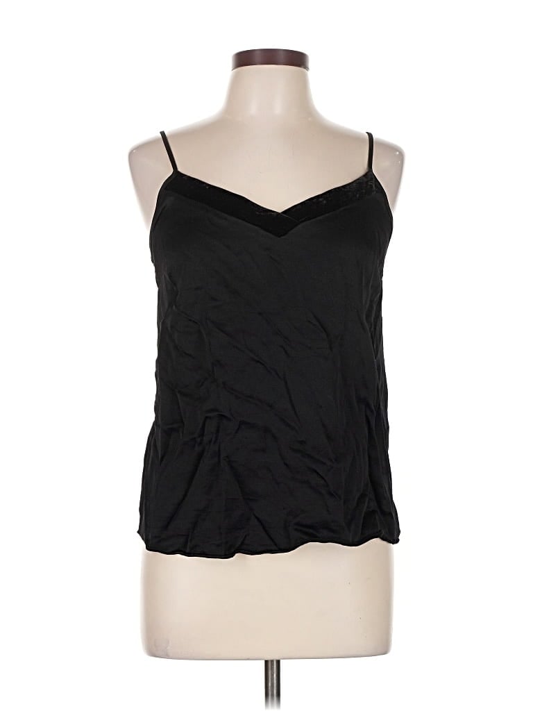 Pre-owned Floreat Sleeveless Top Black Sweetheart Neckline Tops