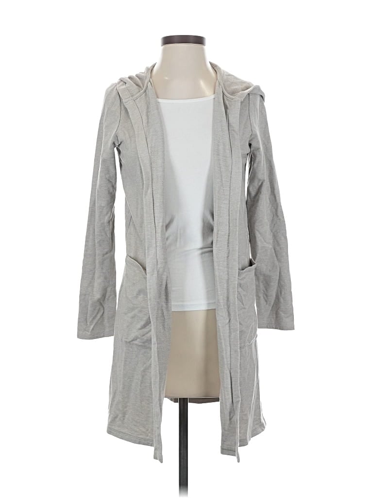 Pre-owned Jjill Cardigan Sweater In Gray