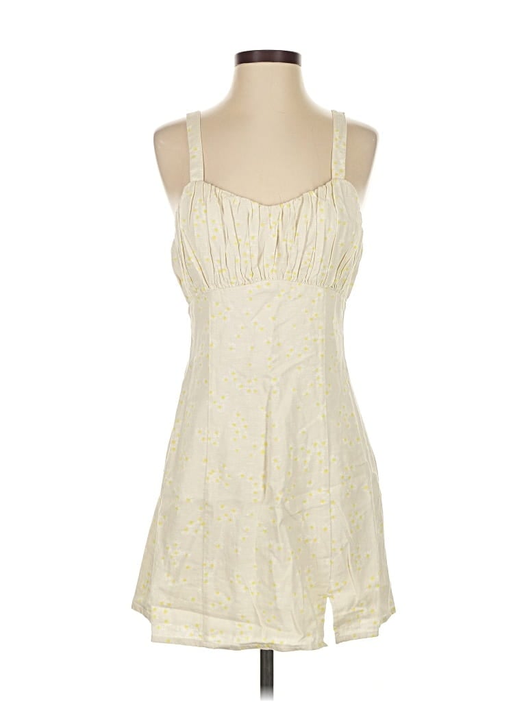 Pre-owned Abound Casual Dress In White
