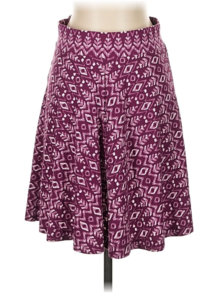 Pre-owned Ann Taylor Loft Casual Skirt In Purple
