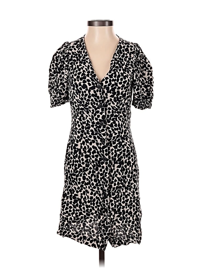 Pre-owned H&m Casual Dress In Black