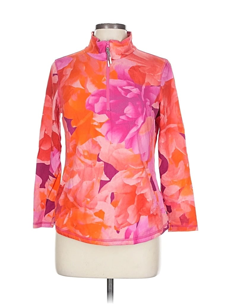 Pre-owned T By Talbots Pullover Sweater In Orange