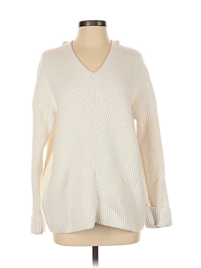 Pre-owned Old Navy Pullover Sweater In White