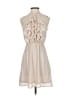 H&M 100% Polyester Tan Cocktail Dress Size 2 - photo 1