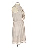 H&M 100% Polyester Tan Cocktail Dress Size 2 - photo 4