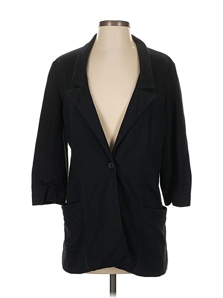 Pre-owned Aqua Blazer Jacket In Black