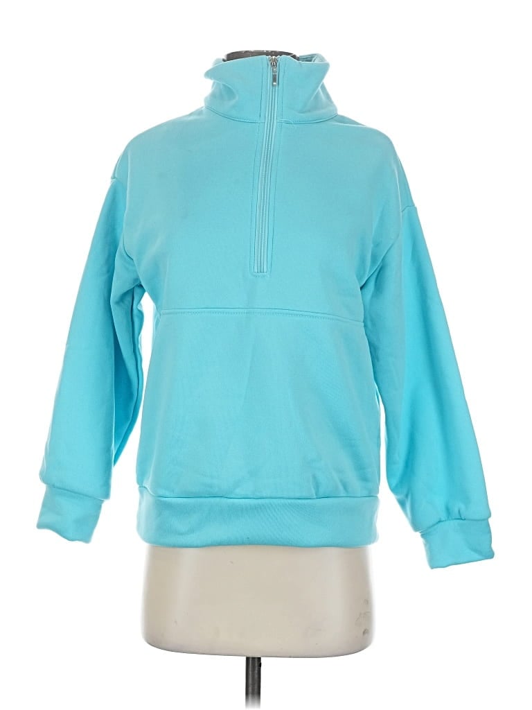 Pre-owned Unbranded Pullover Hoodie In Blue