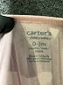 Carter's Tan Short Sleeve Onesie Size 0-3 mo - photo 3
