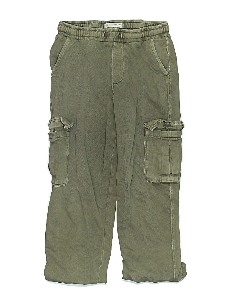 Pre-owned Zara Kids' Cargo Pants In Green