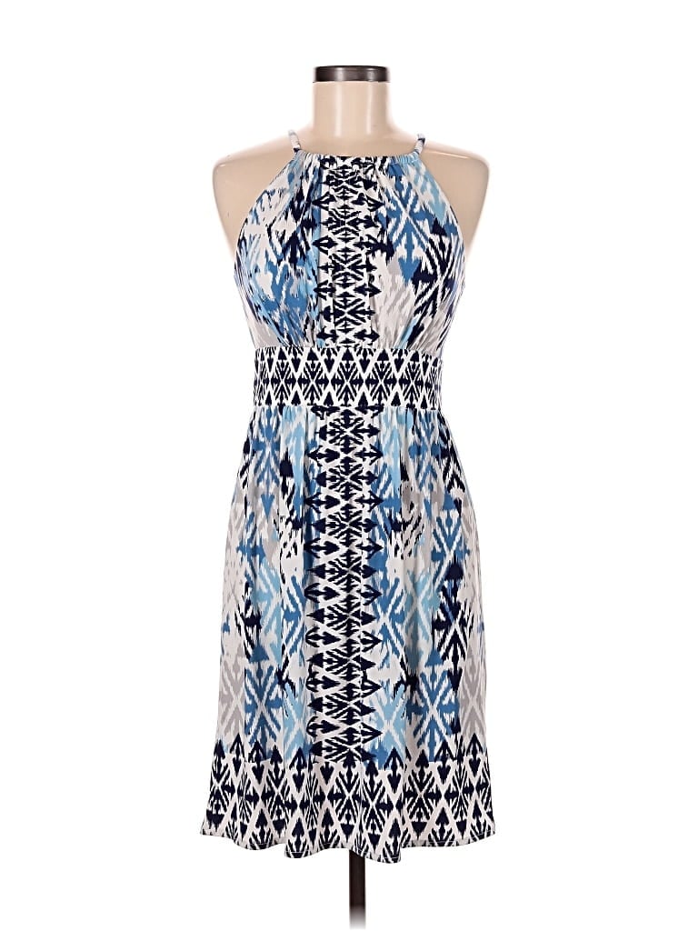 Pre-owned London Times Casual Dress In Blue