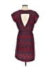 Mona B 100% Polyester Print Red Casual Dress Size S - photo 2