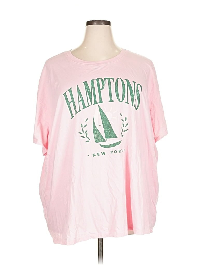 Pre-owned Torrid Short Sleeve T-shirt In Pink