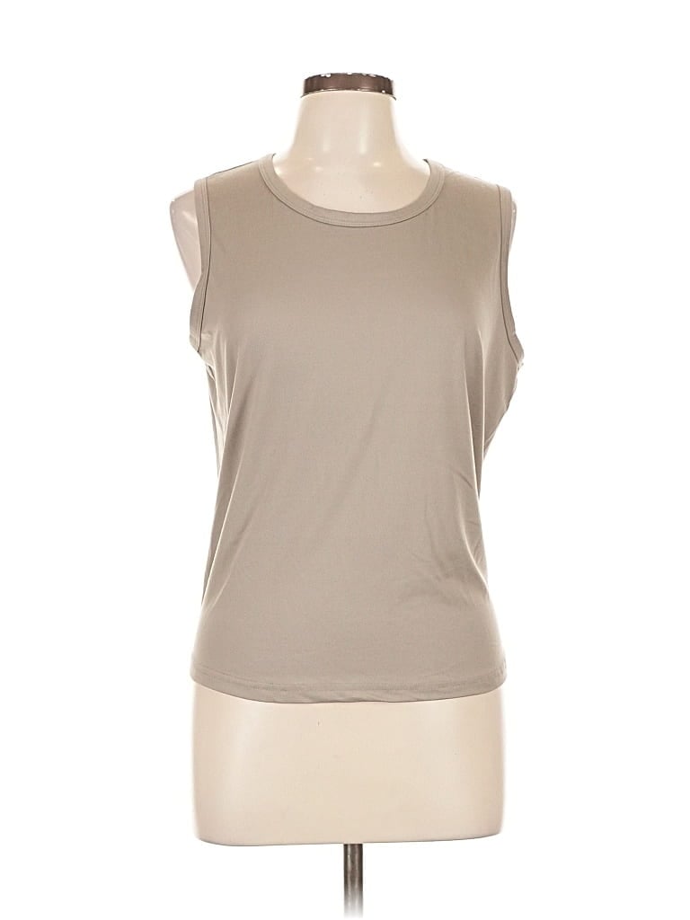 Pre-owned Fit Collective Sleeveless T-shirt In Brown