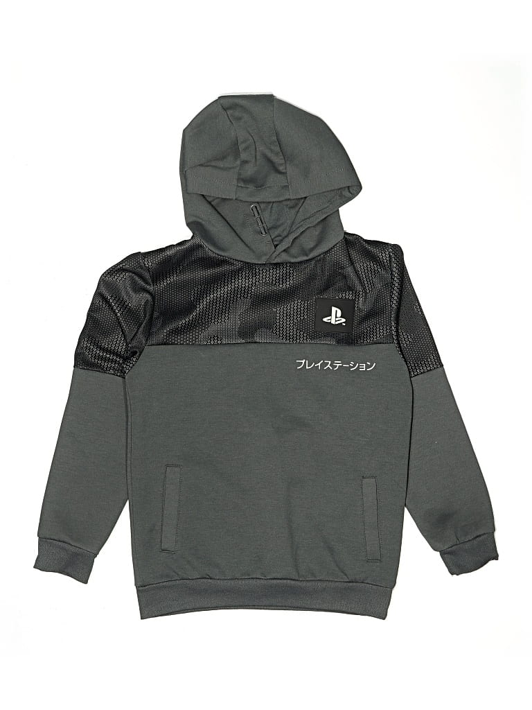 Pre-owned Assorted Brands Kids' Pullover Hoodie In Gray