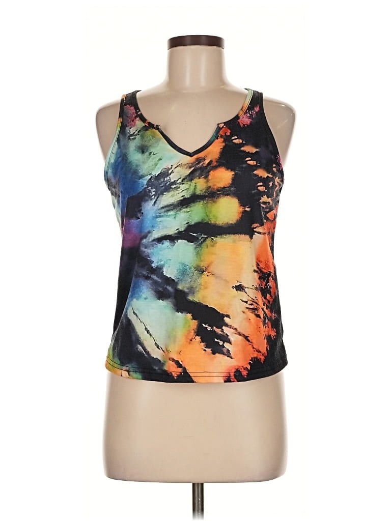 Pre-owned Shein Tank Top Orange Halter Neckline Tops