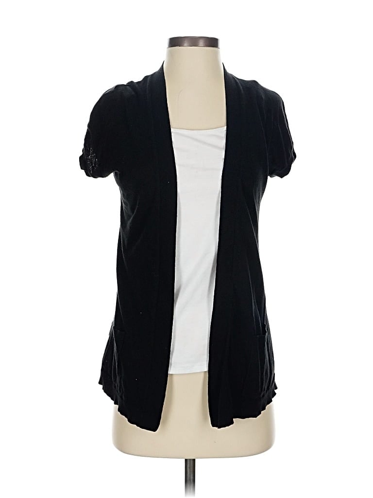 Pre-owned Ann Taylor Loft Cardigan Sweater In Black
