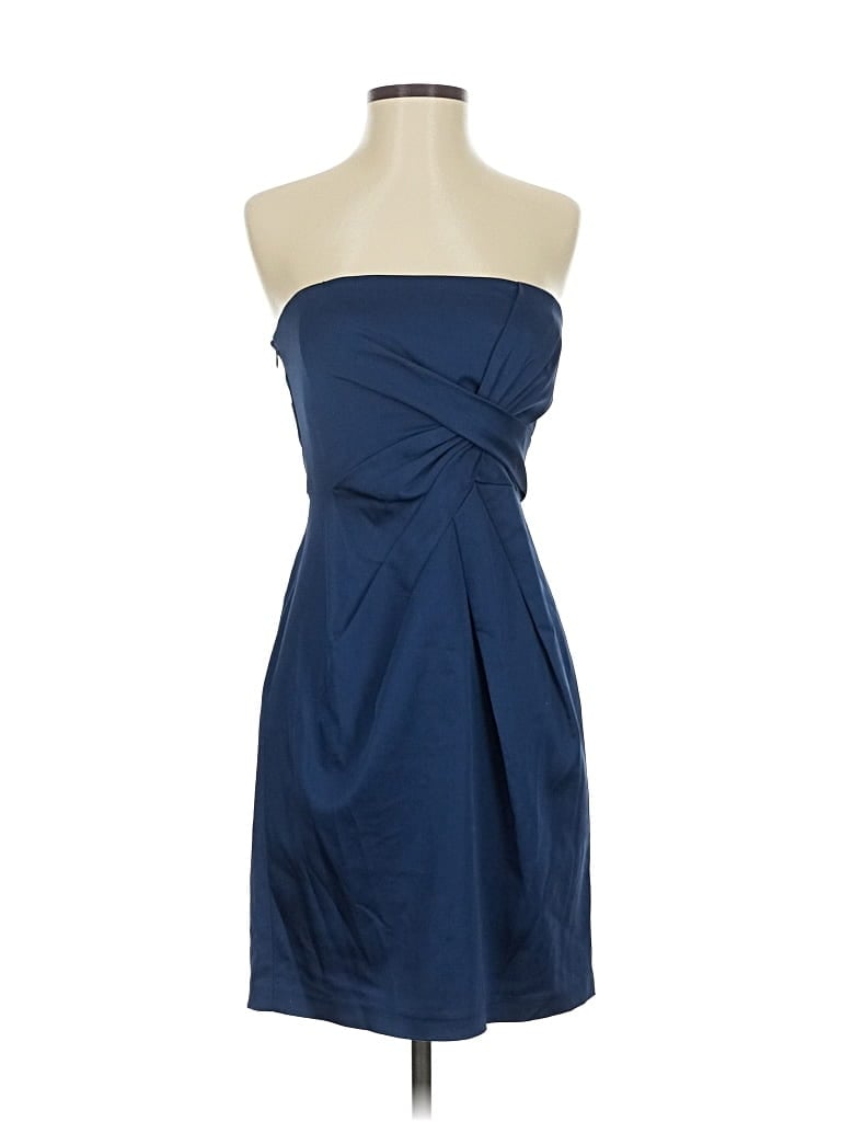 Pre-owned Bcbgmaxazria Cocktail Dress In Blue