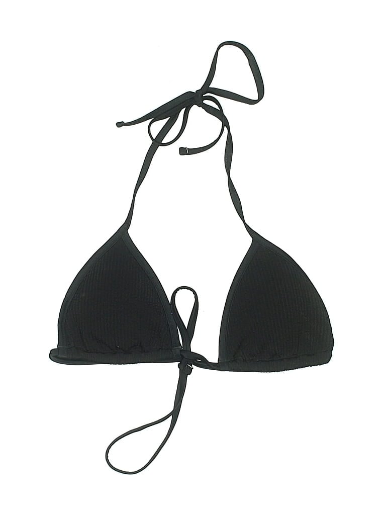 Pre-owned Aerie Swimsuit Top Black Swimwear