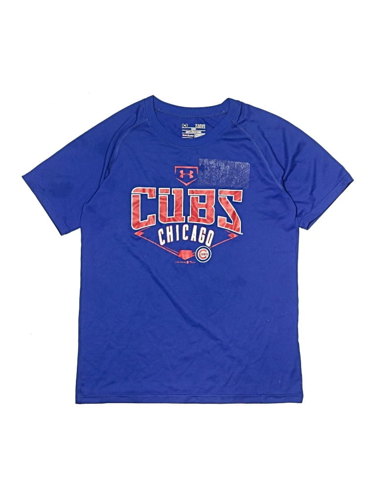 Pre-owned Under Armour Kids' Short Sleeve T-shirt In Blue