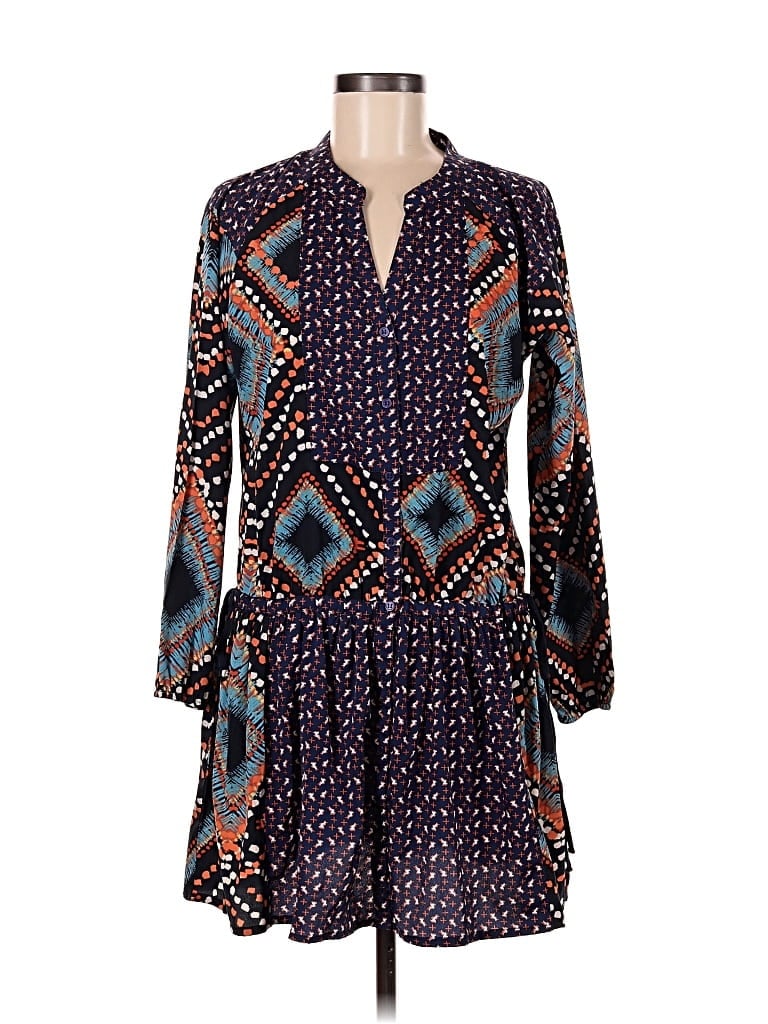 Pre-owned En Creme Casual Dress In Blue