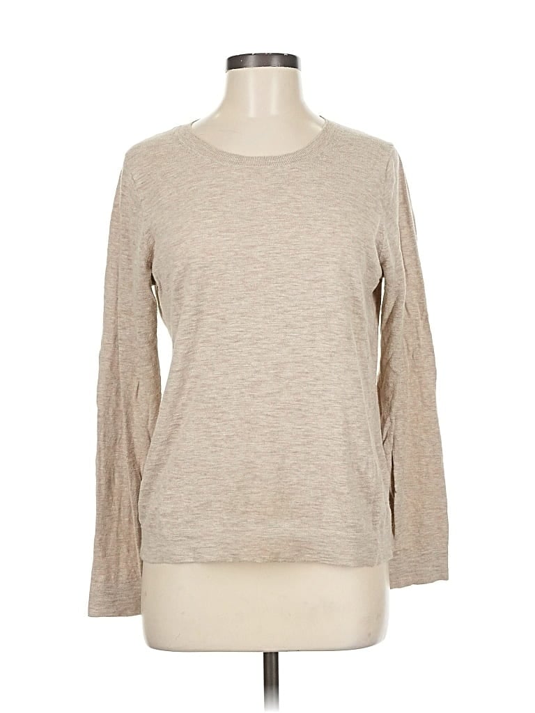 Pre-owned J.crew Factory Store Pullover Sweater In Brown