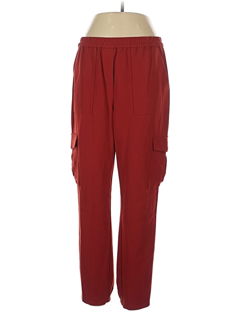 Pre-owned Theory Casual Pants In Red