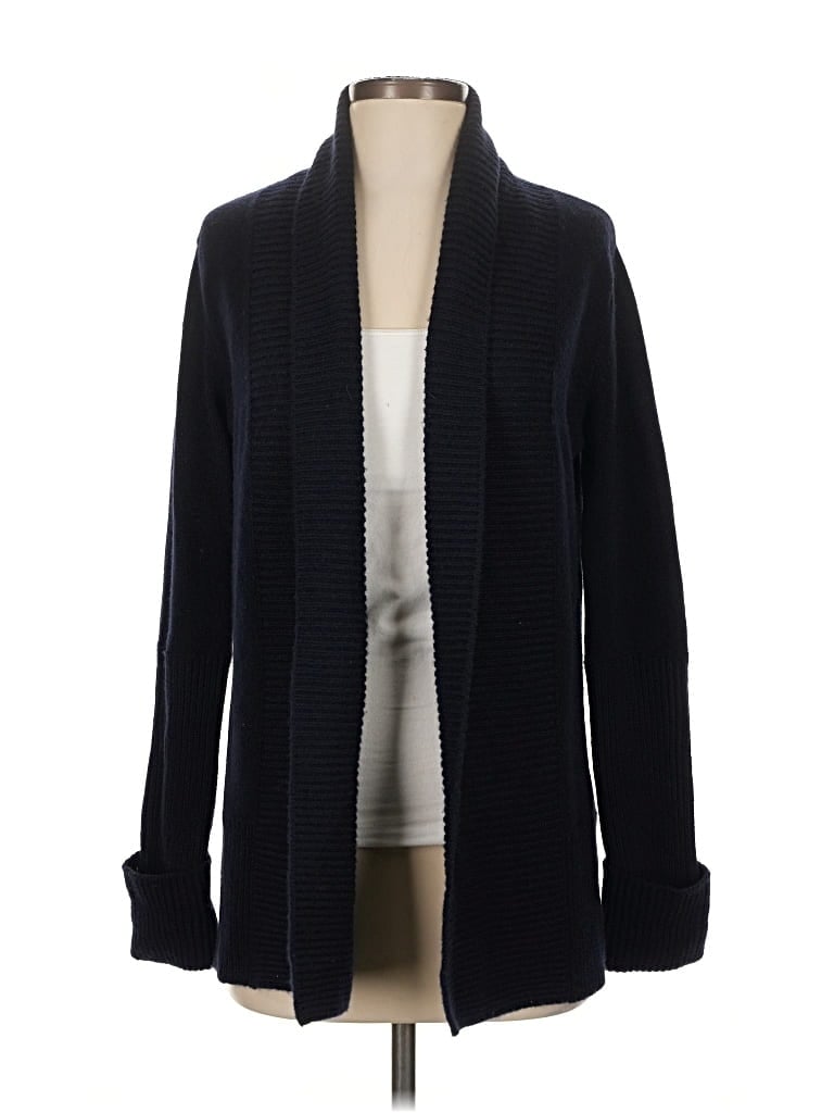 Pre-owned Vince Cashmere Cardigan Sweater In Black