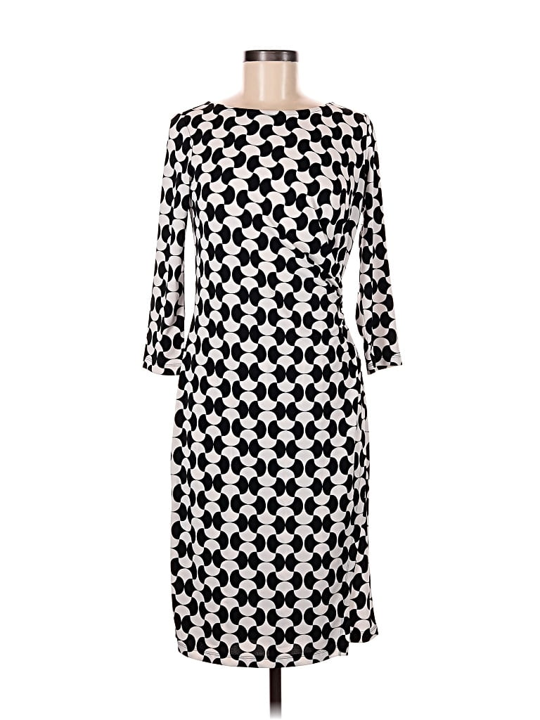 Pre-owned Talbots Casual Dress In Black